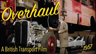 Overhaul  RT London Bus Overhaul Documentary  British Transport Films  1957  Full HD [upl. by Isiad368]