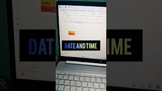 Ms excel me date and time kaise insart kare  Shortcuts se shorts triks [upl. by Nnair]