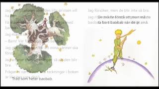 Ljudbok Den lille prinsen kapitel 5 Baobabträd [upl. by Hapte]