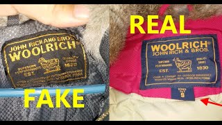 Woolrich Parka jacket real vs fake How to spot counterfeit Woolrich arctic jackets [upl. by Neeloj]