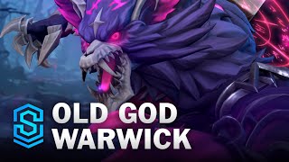 Old God Warwick Wild Rift Skin Spotlight [upl. by Blondie547]