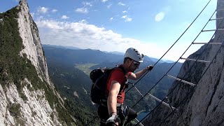 Via ferrata Donnerkogel Intersport Klettersteig 266  2862020 [upl. by Thomasa]