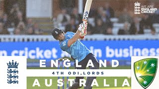 Livingstone Smashes 62 Off 27  Highlights  England v Australia  4th Men’s Metro Bank ODI 2024 [upl. by Llednohs]