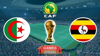 Algeria vs Uganda  World Cup 2026 African Qualifiers  eFootball PES Gameplay PC HD [upl. by Yanaton]