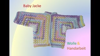 Baby Jacke häkeln [upl. by Thilda]