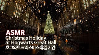 ASMR Harry Potter●호그와트의 크리스마스 휴일 기간 그레이트 홀 입체음향  구독자 30만 기념  Christmas at Hogwarts [upl. by Erdei108]