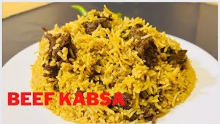 Beef kabsa recipesimple and easy kabsa recipe വളരെ പെട്ടെന്ന് തന്നെ kabsa തയ്യാറാക്കാംkabsa [upl. by Leiva907]