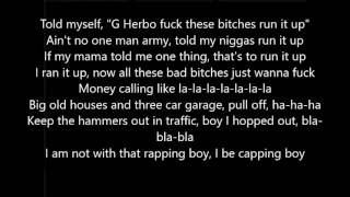 G Herbo  Run It Up Lyrics [upl. by Attener856]