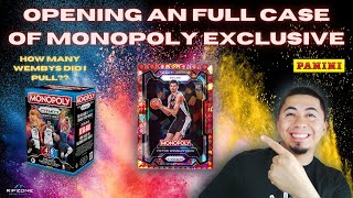 OPENING AN ENTIRE CASE OF MONOPOLY EXCLUSIVE 🏀 How many Wembys did we pull [upl. by Parish]