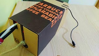 DIY Starbucks cable management box 손쉬운 스타벅스 전선 정리함 만들기 [upl. by Ferreby]