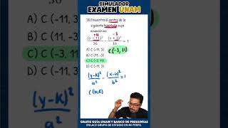 50 Ejercicios de Matemáticas Casi Reales al Examen de la UNAM Parte 8 de 10 Reactivos del 36 al 40 [upl. by Noxas]