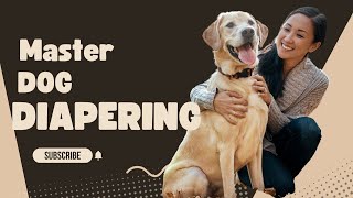 Master the Art of Dog Diapering with This Tutorial dogcaretips thehappypuppers [upl. by Asssilem]