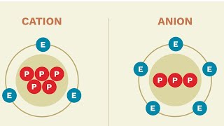 ¿Cuál es la diferencia entre IÓN ANIÓN y CATIÓN [upl. by Airdnahs]