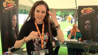 VIKINGS Interview Amy Bailey WELCOME TO VALHALLA Con funny memories Princess  Queen Kwenthrith fun [upl. by Kylander]