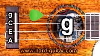 Best Online Ukulele Tuner  Standard Tuning g C E A Island Tuning [upl. by Humo128]