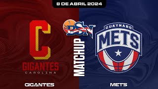 Gigantes de Carolina vs Mets de Guaynabo  BSN2024 [upl. by Strauss]