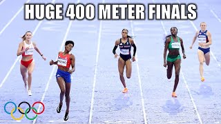 Womens 400 Meter Finals Were INCREDIBLE  NEW OLYMPIC RECORD  2024 Paris Olympics [upl. by Faustine397]