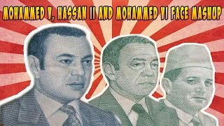 Mohammed V Hassan II and Mohammed VI Face Mashup [upl. by Cindelyn972]