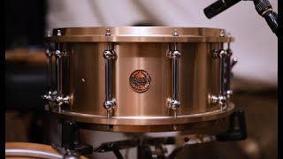 Cusworth 14x65quot Sand Cast Bronze Snare Drum Demo  May 2024 [upl. by Ernie]