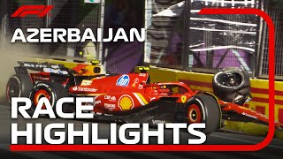 Race Highlights  2024 Azerbaijan Grand Prix [upl. by Hsemin]