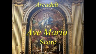 Ave Maria  Arcadelt  Score [upl. by Aramo]