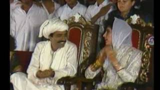 Benazir Bhutto and Asif Zardari Wedding Highlights [upl. by Akihdar864]