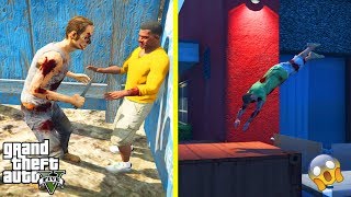 GTA 5  Saving SCARY People [upl. by Hillyer]