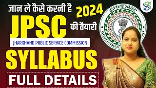 JPSC syllabus 2024  11th Jpsc syllabus 2024  by Smriti Mam jpsc [upl. by Myrlene]