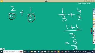 fractions maths addition subtraction lcm numerator denominator class 567 [upl. by Sybil]