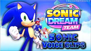 All Sonic Voice Clips • Sonic Dream Team • All Voice Lines 2023 Roger Craig Smith [upl. by Sean857]