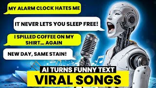 Turning Funny Text Threads Into VIRAL Songs [upl. by Carbo]