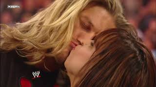 Edge and Vickie Guerrero kiss  RAW February 16 2009 [upl. by Apoor]