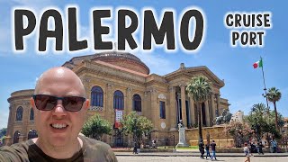 Palermo Italy Cruise Port  Our Day in Palermo Sicily 🇮🇹 [upl. by Layton]