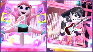 All 5 Dance Levels in My Talking Angela 2💃👯‍♀️🩰  2 Player Version  Most Popular Video 🌟 [upl. by Fulton]