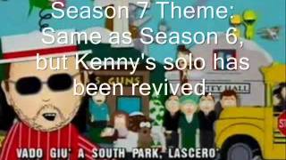 Every Single South Park Theme [upl. by Vita]