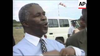 MOZAMBIQUE FLOODING DISASTER THABO MBEKI [upl. by Rudelson]