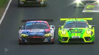 Brothers Vanthoor Crash Into Each Other Nurburgring 24H 2022 [upl. by Cindee]