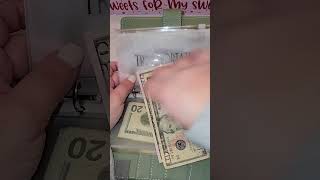 Setting up  stuffing my 2024 VACATION CASH ENVELOPE BINDER cashenvelopesystem cashstuffing [upl. by Borlase]