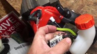 How to Start the Echo SRM225 Weed Eater Grass Trimmer [upl. by Llennoj]