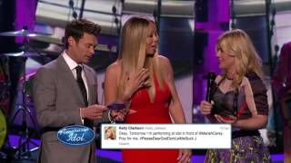 Kelly Clarkson LOVES Mariah Carey American Idol [upl. by Voltmer]