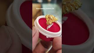 Gold ring ladies hallmark jewellery fancy design ring sone ki anguthi shreeambikajewellers731 gold [upl. by Neeloj143]