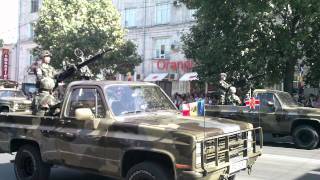 MOLDOVA Chisinau PARADA TEHNICII militare  Ziua Independentei 27082011 [upl. by Elwyn]