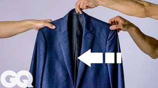 How to Fold and Pack a Suit The Right Way  GQ [upl. by Legnaros]