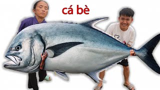 Bà Tân Vlog  Cá Bè Khổng Lồ 20Kg Nướng Muối Ớt Siêu Cay [upl. by Clardy29]