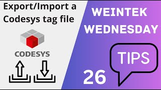 26 How to export tags from Weinteks Builtin Codesys  EasyBuilder Pro [upl. by Nivlag]