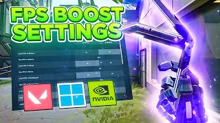 The Best Valorant FPS Boost to Increase FPS in Episode 9 ✅🔧  Valorant Low End PC Fps Boost 2024 [upl. by Lotti]