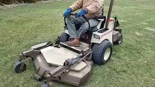 Grasshopper Model 725D Diesel Front Mount Riding Mower [upl. by Olotrab]