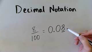 Writing Fractions in Decimal Notation  4th Grade Math Lesson [upl. by Eppes]