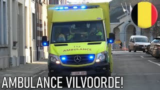 Ambulance Z20  HVZ VlaamsBrabant West post Vilvoorde [upl. by Onilatac]