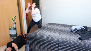 Getting ELECTROCUTED Then PASSING OUT PRANK On Girlfriend [upl. by Ahseihs523]